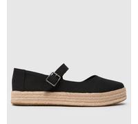 TOMS Carolina Mary Jane Flats in Black UK 6.5 (EU 39)