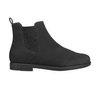 TOMS Charlie Boot, Black PU Nubuck Faux Leather, 3 UK