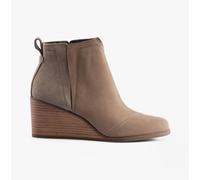 TOMS Women's Clare Ankle Boot, Dune Nubuck Leather/Suede, 8 UK