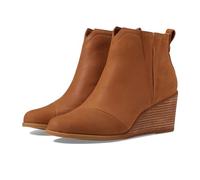 TOMS Women's Clare Ankle Boot, Tan Leather/Suede, 3 UK