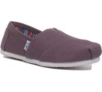 Toms Classic Canvas Pull On Womens Flat In Navy Size UK 3 - 8