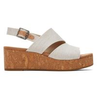 Toms Claudine Nylon Women's Natural Wedges UK 5