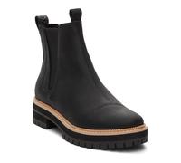 TOMS Dakota Leather Womens Black Boots-UK 6 / EU 38.5