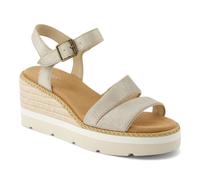 Toms Women's Darya Wedge Flatform Sandal 8 (42) Silver