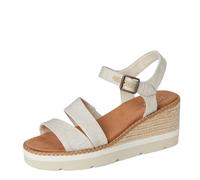Toms Darya Womens Wedge Sandals | Slip On Shoes | Natural | UK Size 7