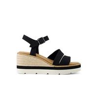 TOMS Darya Wedge Sandal, Black, Size 8, Women Black