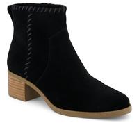 Toms Delilah Heeled Suede Women's Black Heeled Ankle Boots UK 6