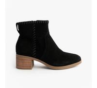 Toms Delilah Womens Ankle Boots Black - Size UK 7