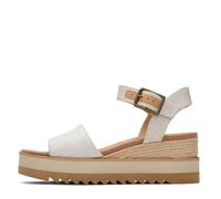 TOMS Women's Diana Canvas Flatform Sandals - UK 3