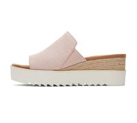 Toms Diana Casual Fashion Designer Platform Mule Sandals Womens Beige