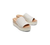 Women's Toms Women's Diana Mule Wedge Natural - Cream - Size: 4