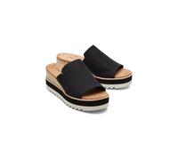 TOMS Women's Diana Mule Sandal, Black Heavy Canvas, 4 UK