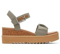 Toms Diana Wedge Womens - Grey - Size UK 6