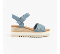 Toms Diana Womens Sandals Blue Textile - Size UK 7