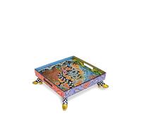 Toms Drag patterned drag tray - Blue One Size