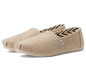 TOMS Eco-Conscious Sustainable Espadrilles - Jute Canvas, Recycled Materials, Durable & Comfortable Natural