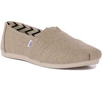 TOMS Women's Alpargata Heritage Canvas Loafer Flat, Natural, 10 UK
