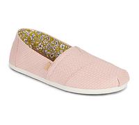TOMS Women's Alpargata Classic Espadrille Loafer Flat, Bloom Chambray Dot, 4 UK