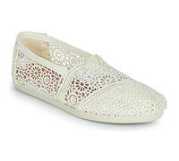 TOMS Womens Moroccan Corchet Alpargata Loafer Flat, Off-white, 3.5 UK