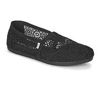 Women's TOMS ALPARGATA Womens Crochet Espadrille Black - Size: 4.5