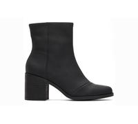 Toms Evelyn Leather Womens Boots | Slip On Shoes | Black | UK Size 7