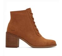 TOMS Women's Evelyn Lace-Up Ankle Boot, Tan Suede, 4 UK