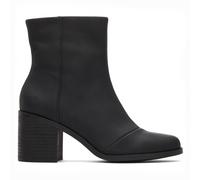 Toms Evelyn Leather Womens Fashion Dress Designer Formal Ankle Boots Black