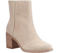 Toms Evelyn Leather Womens Natural Boots - Size UK 8