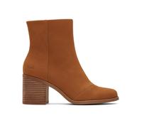 Toms Evelyn Womens Zip Boots | Slip On Shoes | Tan | UK Size 6