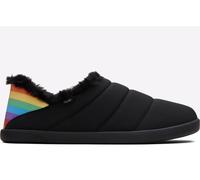 Toms Ezra Classic Slippers Womens - Black Mixed Material - Size UK 4