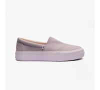 TOMS FENIX PLATFORM Womens Slip-On Trainers Grey - UK 7