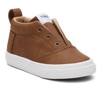 TOMS Boys Fenix Mid Lace-Up Sneaker, Toffee Microsuede, 7 UK Child