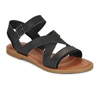 (Black, 5 (Adults')) TOMS Sloane 100% Cow Women's Black Sandals