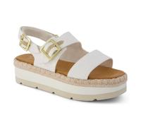 TOMS Giana Textile Women's White Beachside Sandals - UK 4
