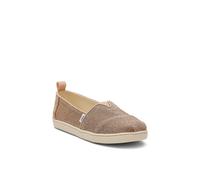 TOMS Girl's 'Alpargata' GIRLS SUMMER in Gold | Size: Infant 1 TOMS Gold Infant 1