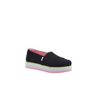 TOMS Girl's Alpargata Platform' Summer in Black | Size: Infant 3 TOMS Black Infant 3