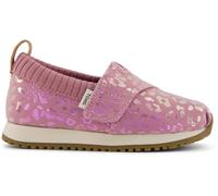 TOMS Girls Alpargata Resident Slip-On Sneaker, Cosmic Pink Iridescent Leopard, 5 UK Child