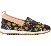 TOMS Girls Alpargata Resident Sneaker, Black Wildflowers, 2 UK