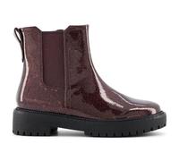 TOMS Girls Bennet Chelsea Boot, Blackberry Coated Glitter, 4 UK