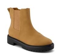 TOMS Girls Bennet Chelsea Boot, Tan Nubuck Pu, 5 UK