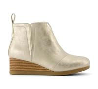 TOMS Girls Clare Ankle Boot, Blush Crackle Foil, 5 UK