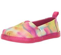 TOMS Girl's Classic Alpargata Loafer Flat, Mango Botanical Sunprint, 5 UK