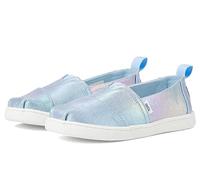 TOMS Girl's Classic Alpargata Loafer Flat, Multi Iridescent Canvas, 1 UK