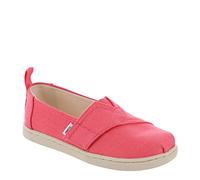 TOMS Girl's Classic Alpargata Loafer Flat, Peach, 1 UK
