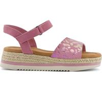 TOMS Girls Diana Wedge Sandal, Pink, 2 UK