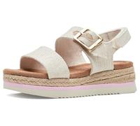 TOMS Youth Girl's Giana Sandal, Natural Yarn Dye, 4 UK