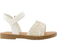 TOMS Girls Remi Wedge Sandal, Egret Botanical Eyelet, 5 UK