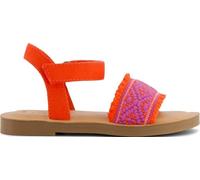 TOMS Girls Remi Wedge Sandal, Red, 5 UK