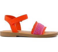 TOMS Girls Remi Wedge Sandal, Red, 5 UK