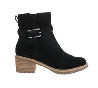 TOMS HAILEY BUCKLE Womens Ankle Boots Black - UK 5